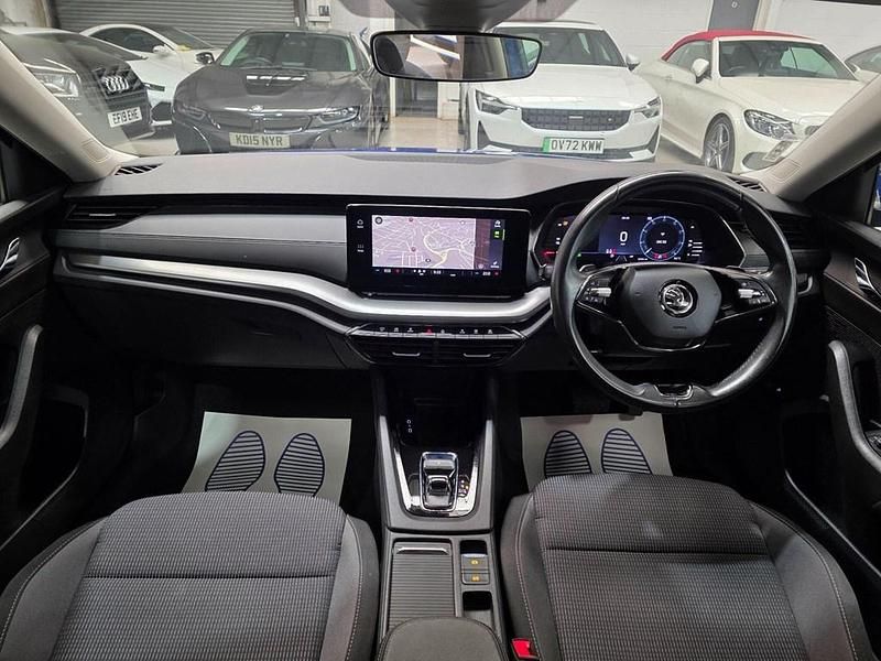 Begagnad Skoda Octavia SE Technology 2021 Blå Halvkombi