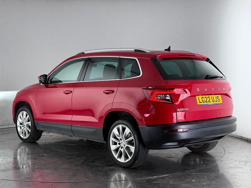Used Skoda Karoq SE L 150 HP (110 kW) 2022 Red SUV