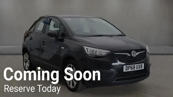 Used Vauxhall Crossland X S 110 HP (80 kW) 2019 Black SUV