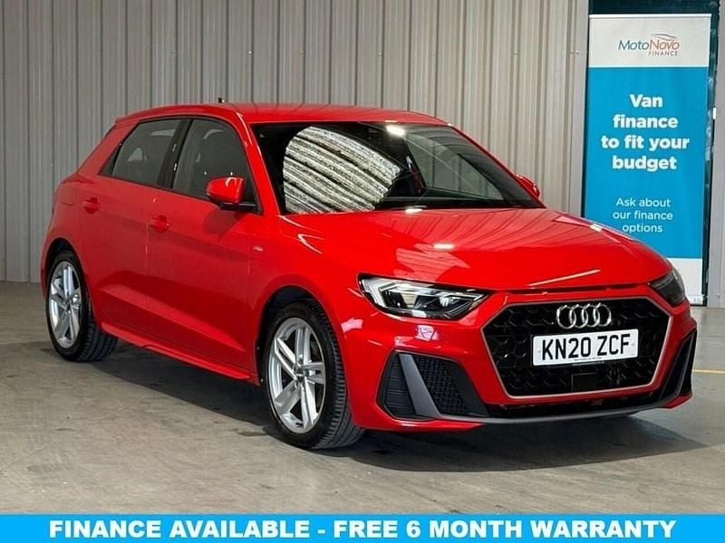 Red Used 2020 Audi A1 Sportback S-Line Hatchback | £15,485 (Good price) - Image 1/3