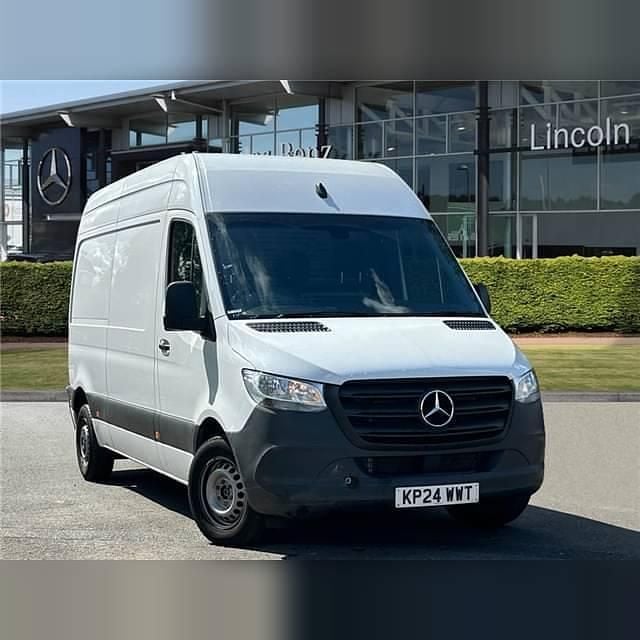 Solid arctic white Used 2024 Mercedes Sprinter Premium Van | £27,995 (Super price) - Image 1/4
