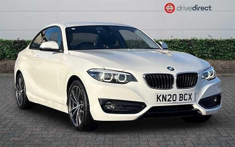 White Used 2020 BMW 218 Sport Line Coupe | £12,998 (Super price) - Image 1/4