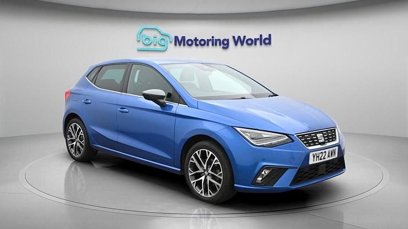 Used Seat Ibiza XCELLENCE Lux 110 HP (80 kW) 2022 Blue Hatchback