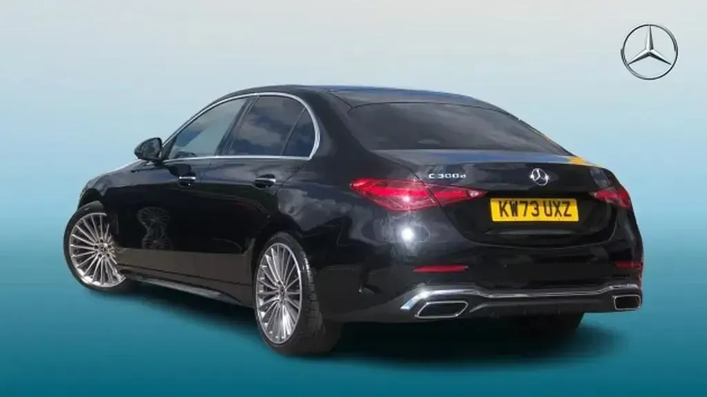 Used Mercedes C220 2022 Black Sedan