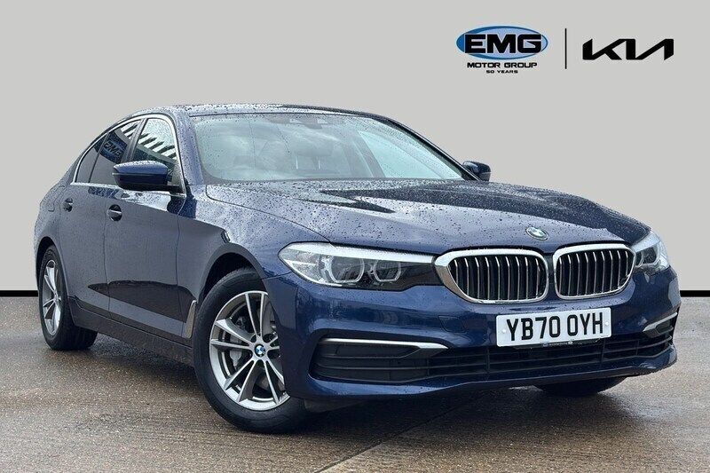 Blue Used 2021 BMW 530 Sedan | £19,995 - Image 1/3
