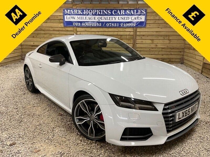 White Used 2015 Audi TTS Design Coupe | £17,995 (Expensive) - Image 1/3