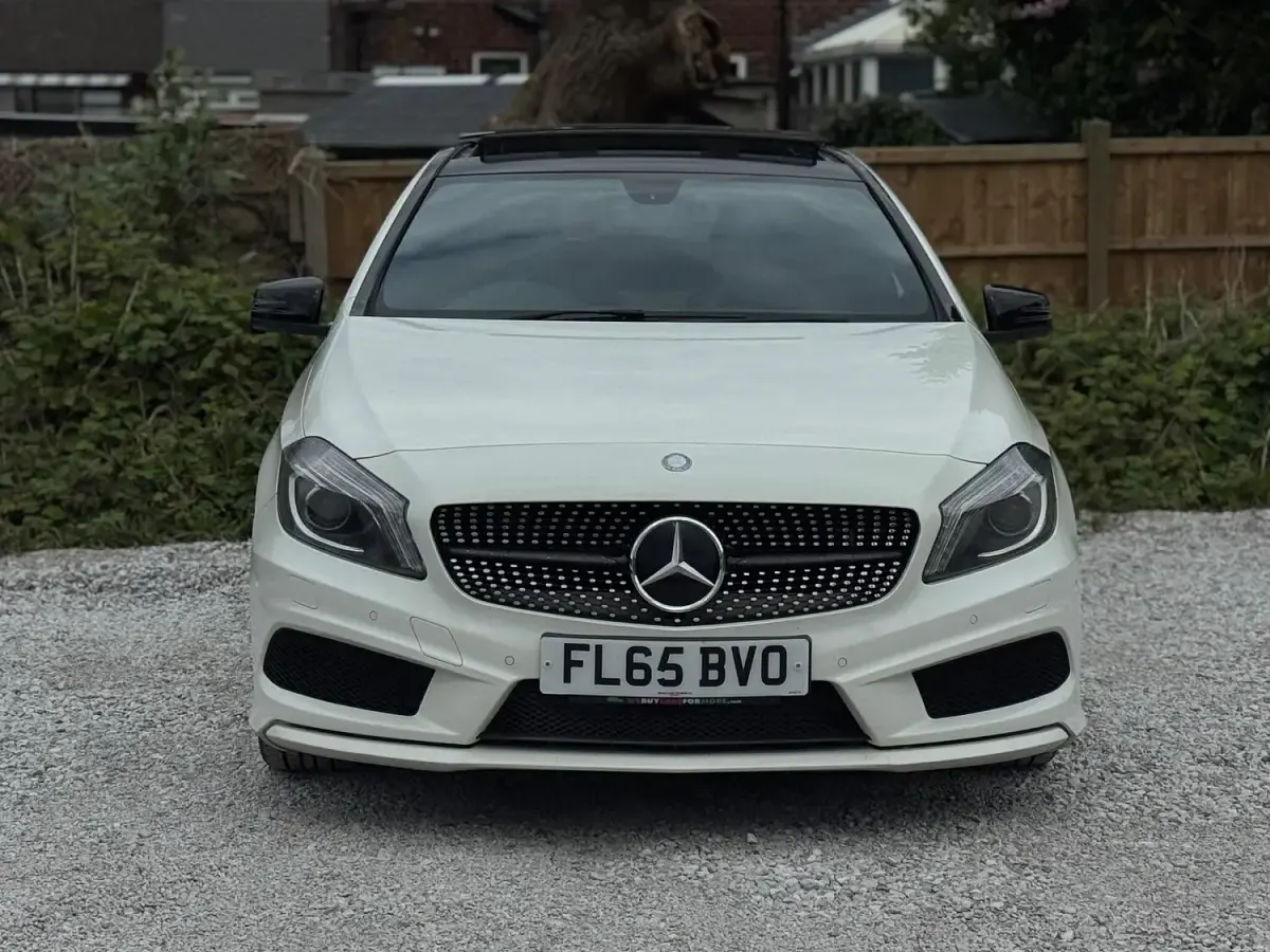 Used Mercedes A220 AMG 170 HP (125 kW) 2015 White Hatchback