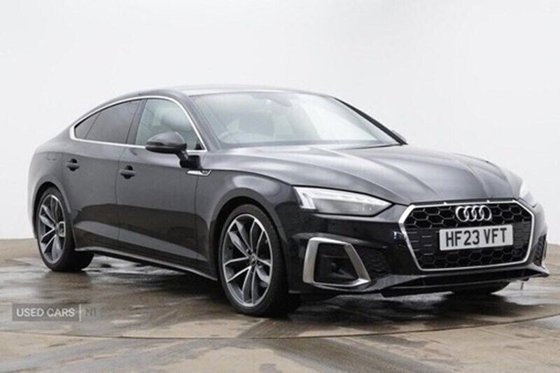 Black Used 2023 Audi A5 Sportback S-Line Hatchback | £29,490 (A bit pricey) - Image 1/1