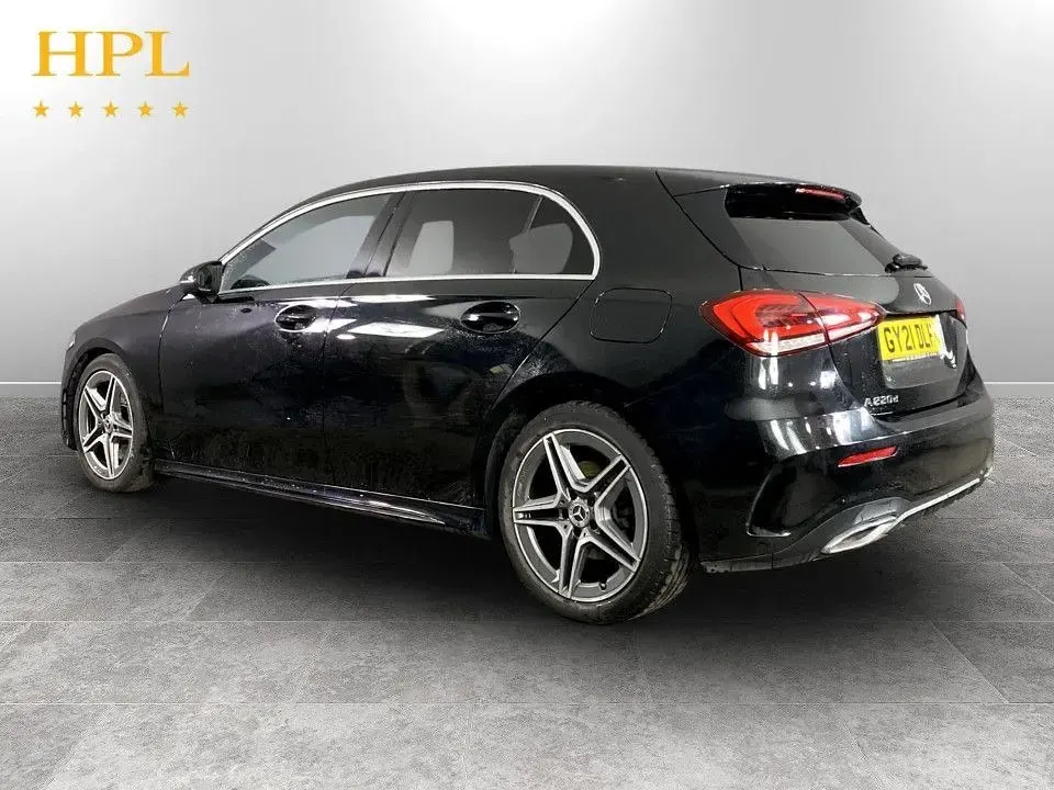 Used Mercedes A190 AMG line 190 HP (139 kW) 2021 Black Hatchback