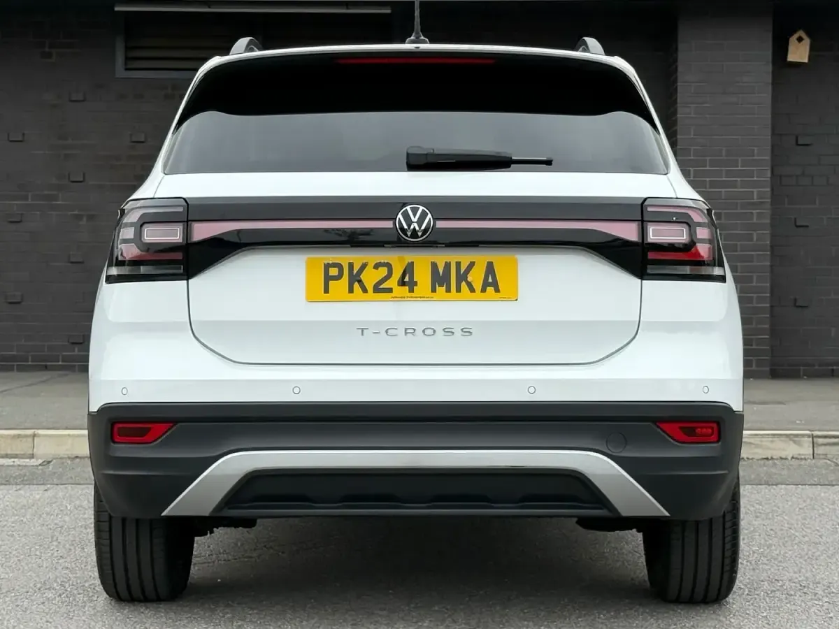 Used VW T-Cross Black Edition 115 HP (84 kW) 2024 White SUV