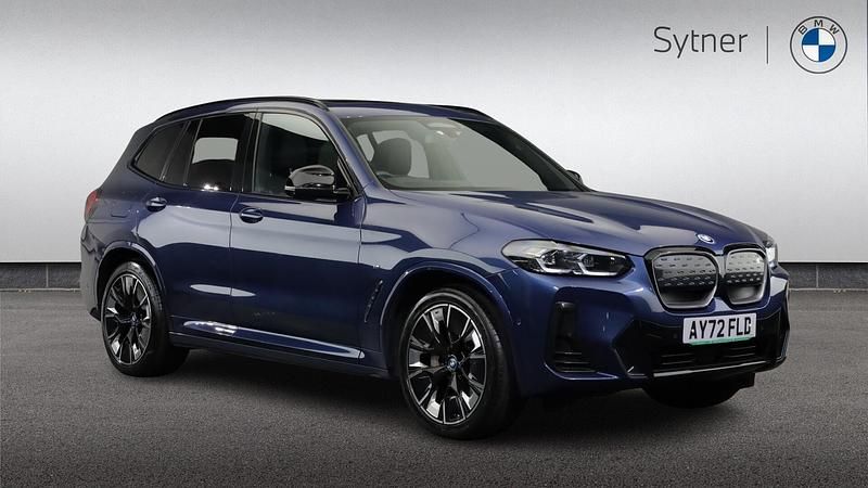 Blue Used 2022 BMW iX3 M Sport SUV | £29,500 (Fair price) - Image 1/4