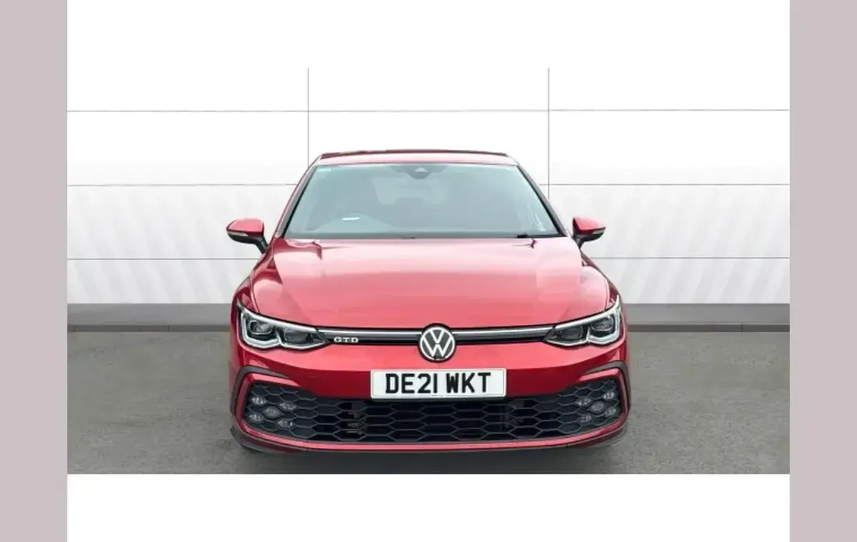 Used VW Golf VIII GTD 196 HP (144 kW) 2021 Red Hatchback