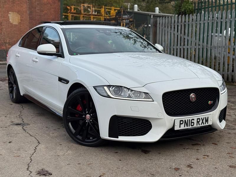 White Used 2016 Jaguar XF S Sedan | £15,495 (A bit pricey) - Image 1/4
