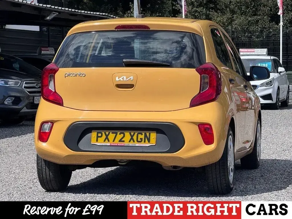 Used Kia Picanto 66 HP (48 kW) 2022 Yellow Hatchback