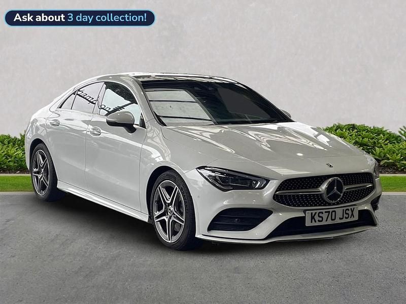 White Used 2020 Mercedes CLA220 AMG Line Premium Plus Sedan | £21,499 (Fair price) - Image 1/4