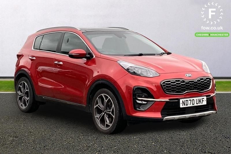 Used Kia Sportage GT-Line S 177 HP (130 kW) 2021 Red SUV