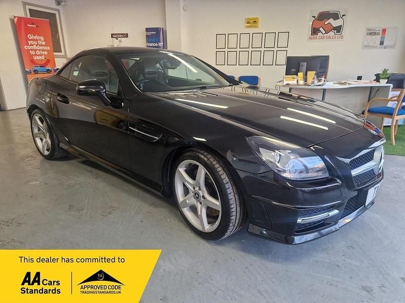 Used Mercedes SLK200 AMG 184 HP (135 kW) 2014 Black Cabriolet