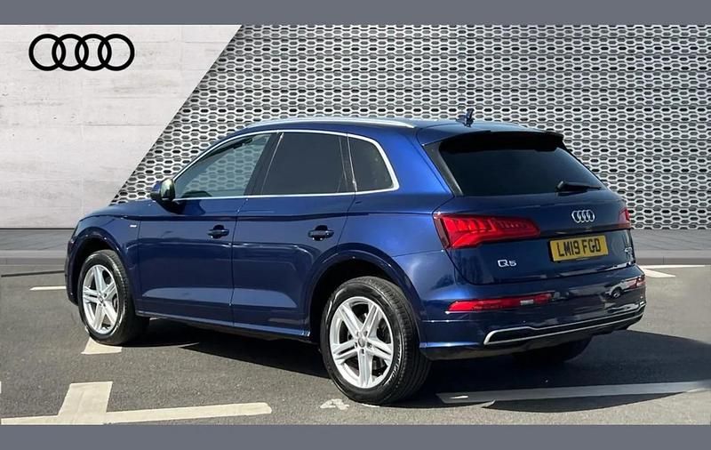Used Audi Q5 S-Line 190 HP (139 kW) 2019 Blue SUV