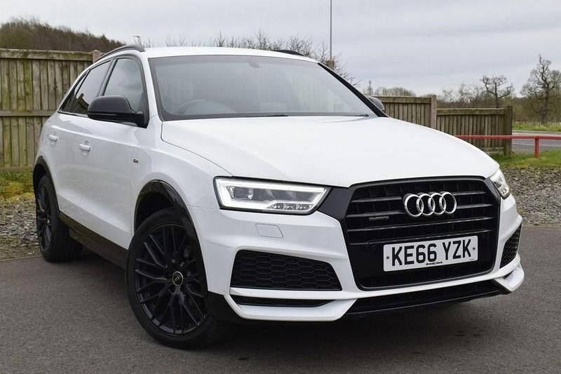 Used Audi Q3 Black Edition 184 HP (135 kW) 2017 White SUV