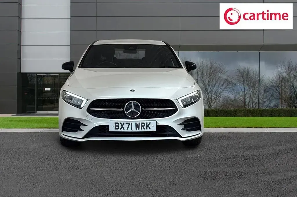 Used Mercedes A250 AMG line 218 HP (160 kW) 2021 White Sedan