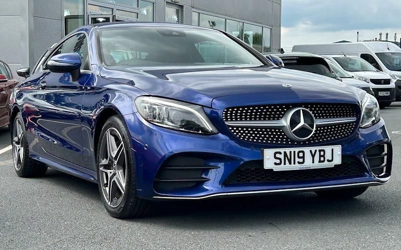 Blue Used 2019 Mercedes C220 AMG Line Premium Coupe | £18,999 (Fair price) - Image 1/4