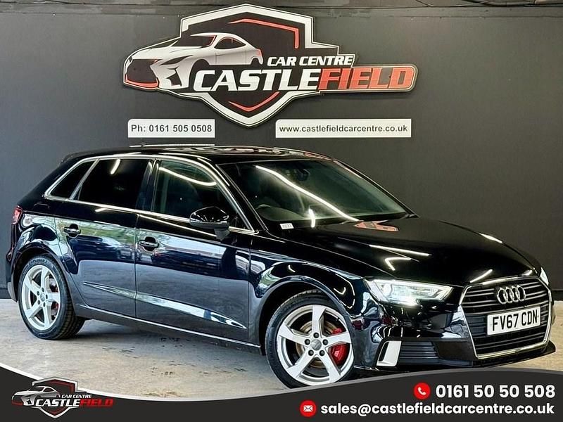 Black Used 2018 Audi A3 Sportback Sport Hatchback | £10,495 (Good price) - Image 1/4
