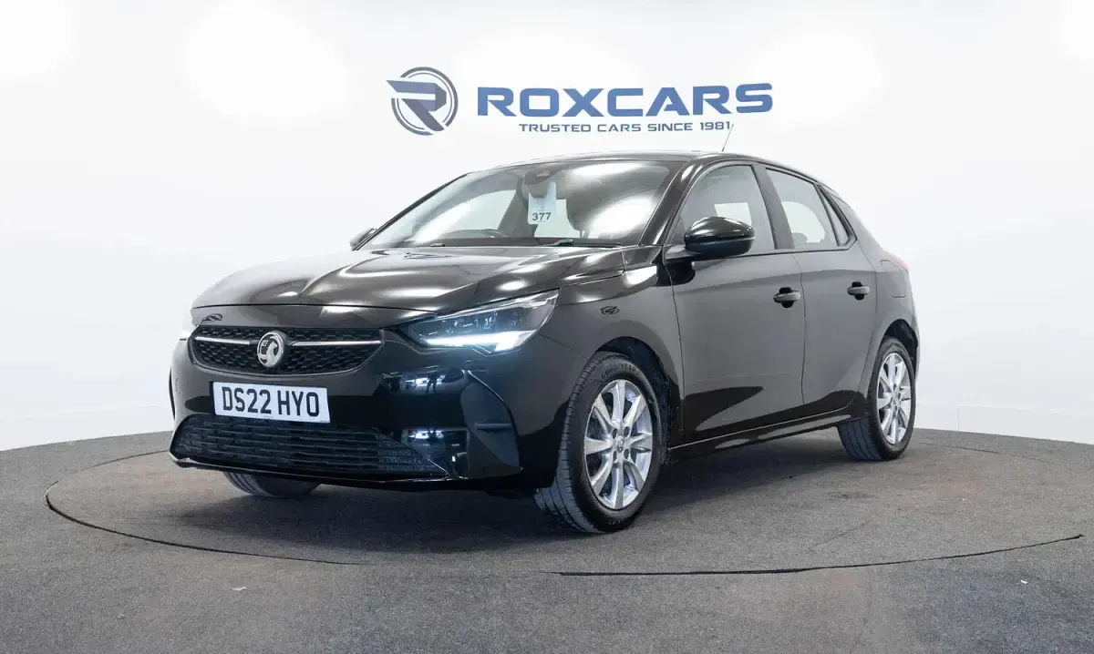 Used Vauxhall Corsa Edition 75 HP (55 kW) 2022 Black Hatchback