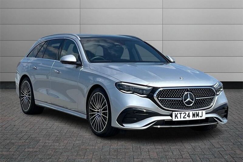 Silver Used 2024 Mercedes E220 AMG Line Premium Plus Estate | £54,508 - Image 1/4