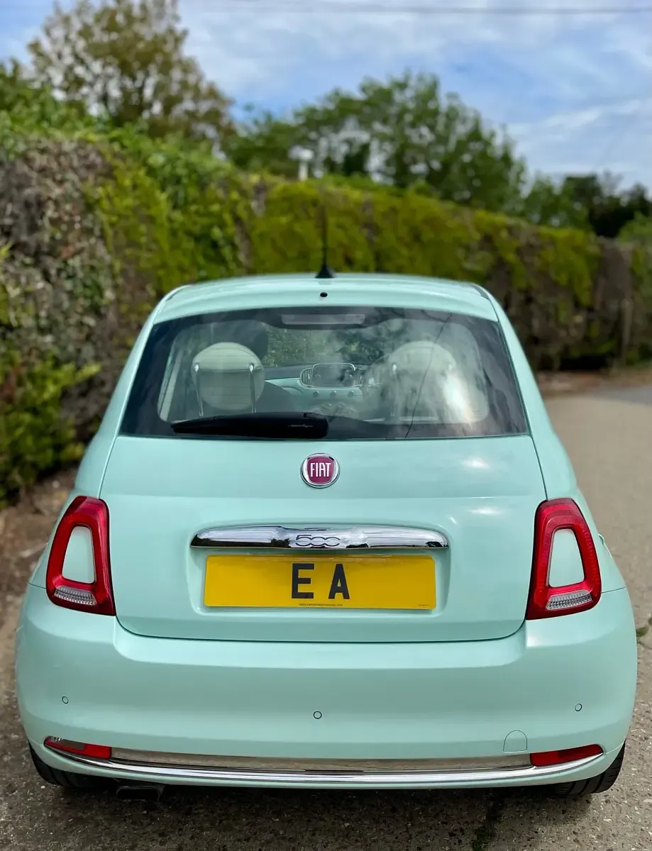 Used Fiat 500 Lounge 69 HP (50 kW) 2016 Green Hatchback