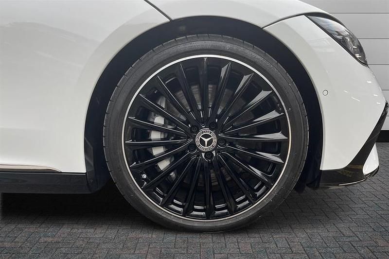 Used Mercedes EQE350 AMG line 214 kW (292 HP) 2025 Opalite white bright Sedan