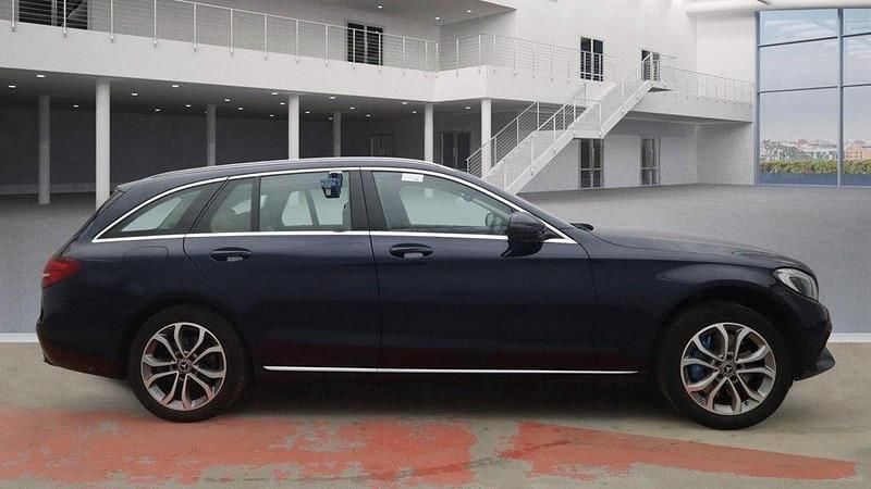 Used Mercedes C350e 2016 Blue Estate