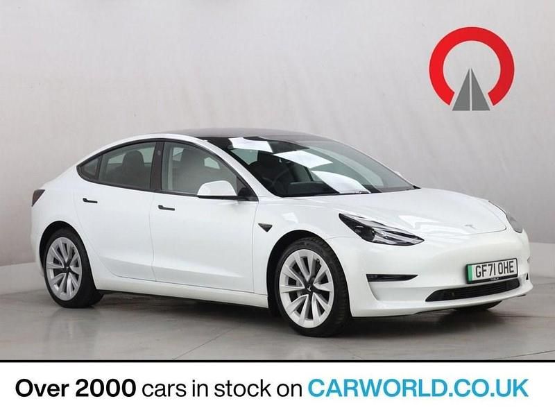 Used Tesla Model 3 Long Range AWD 254 kW (346 HP) 2021 White Sedan
