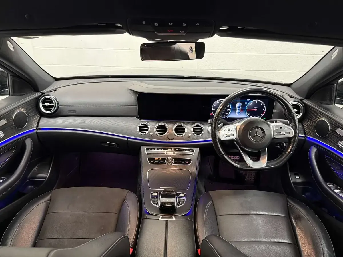 Used Mercedes E220 AMG line 2020 Black Sedan