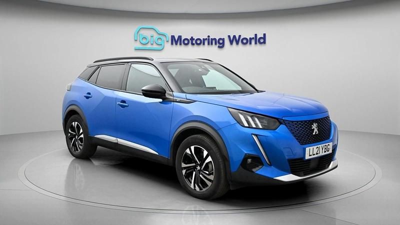 Used Peugeot e-2008 GT 98 kW (134 HP) 2021 Blue SUV