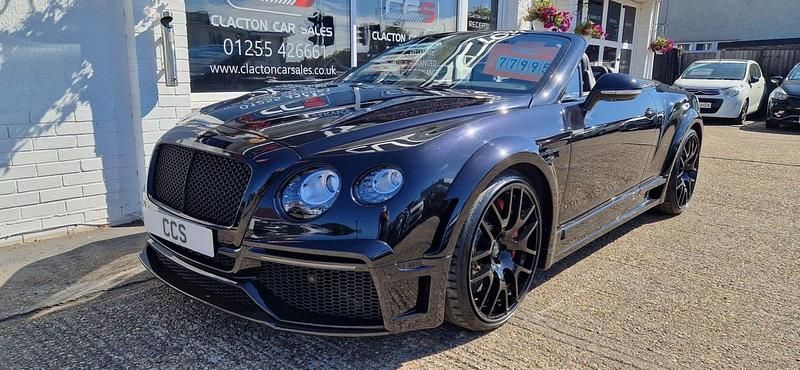 Used Bentley Continental GT Convertible Mulliner 700 HP (514 kW) 2017 Black Cabriolet