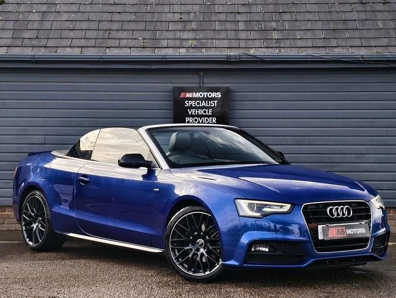 Blue Used 2016 Audi A5 Cabriolet S-Line Cabriolet | £10,989 (Fair price) - Image 1/3