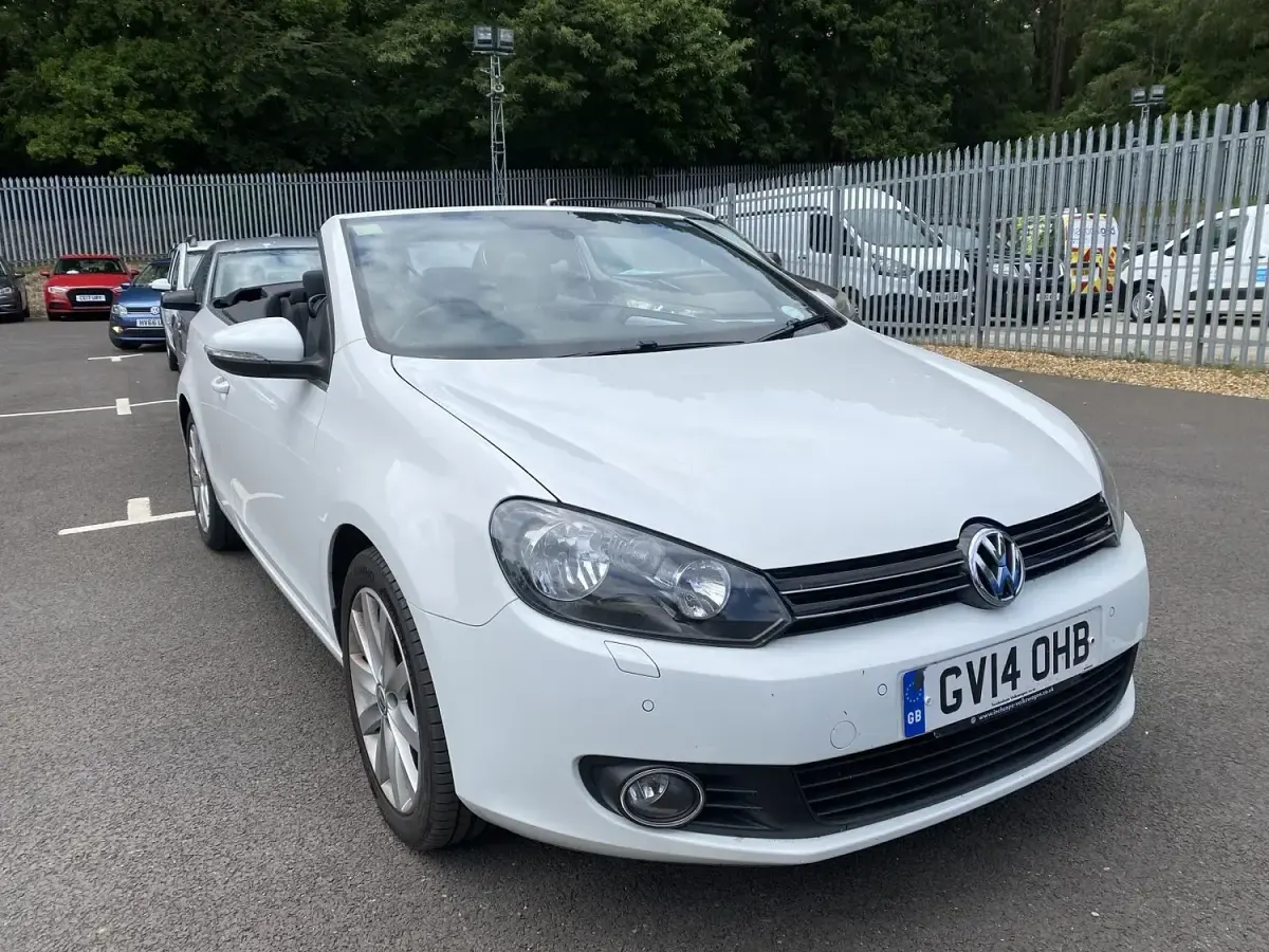 Used VW Golf Cabriolet S 2014 White Cabriolet