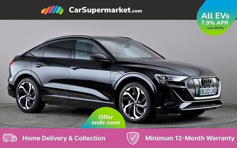 Used 2023 Audi e-tron Sportback Black Edition SUV | £28,697 (Expensive) - Image 1/3