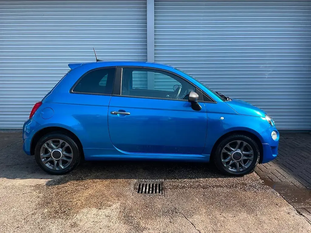 Used Fiat 500S S 2017 Azzurro blue Hatchback