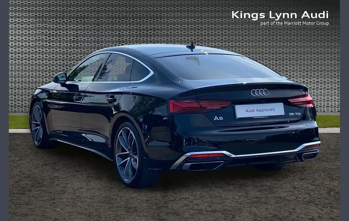 Used Audi A5 S-Line 161 HP (118 kW) 2023 Black Coupe