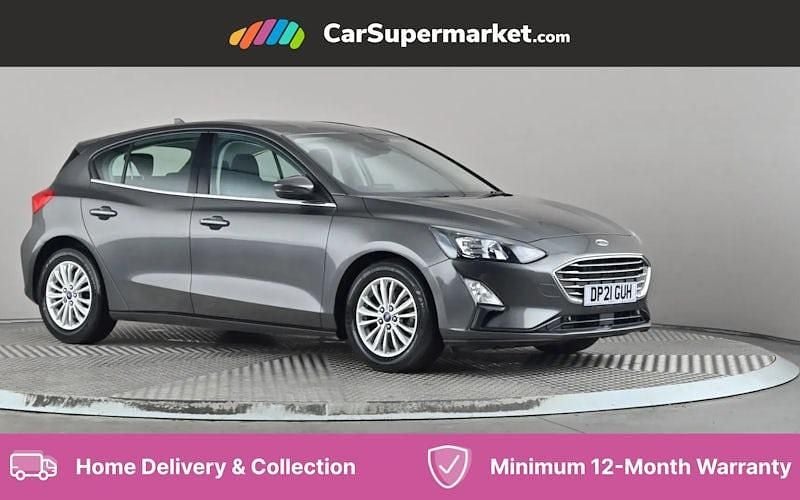 Grey Used 2021 Ford Focus Titanium Hatchback | £12,997 (Good price) - Image 1/4