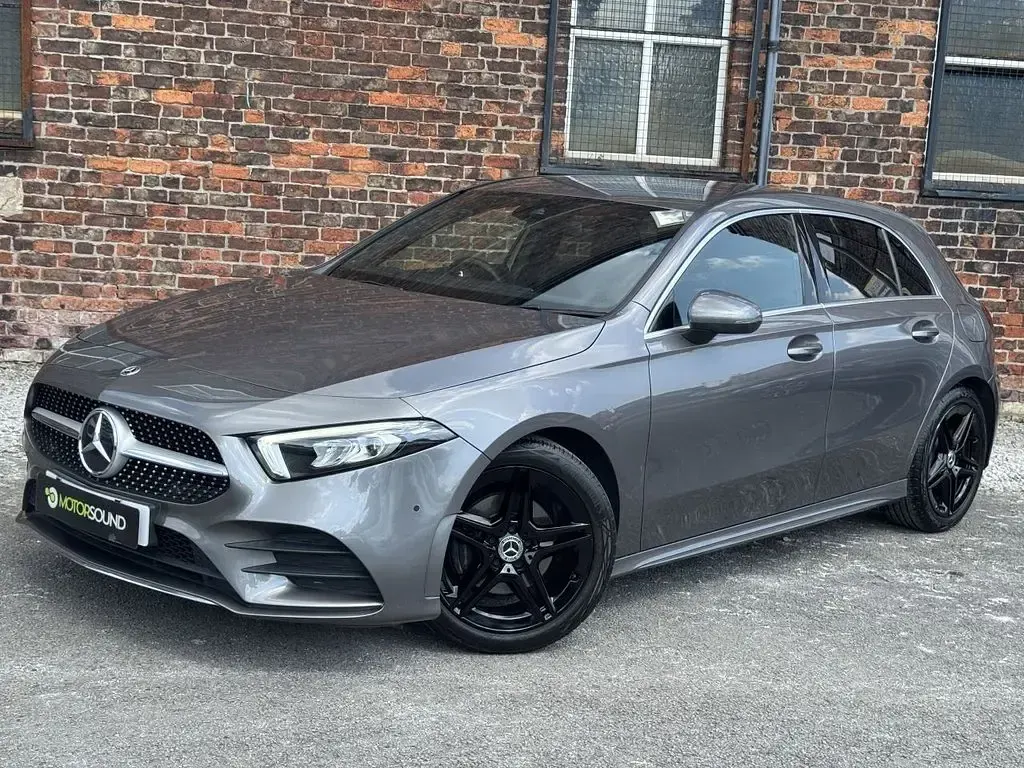 Used Mercedes A180 AMG line 136 HP (100 kW) 2021 Grey Hatchback