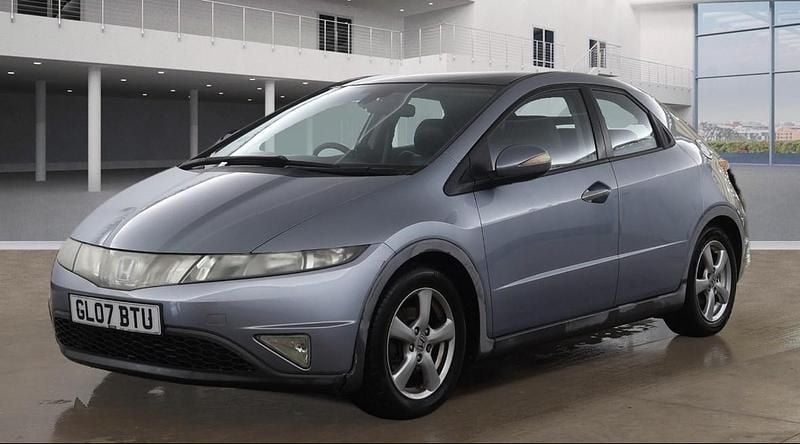 Blue Used 2007 Honda Civic ES Hatchback | £1,395 (Fair price) - Image 1/4