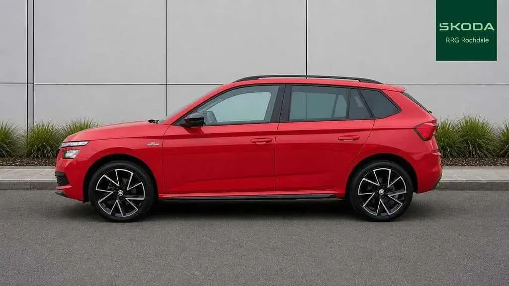 Used Skoda Kamiq Monte Carlo 147 HP (108 kW) 2023 Velvet red metallic SUV