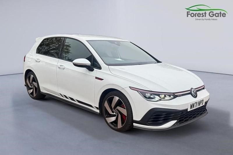 Used VW Golf VII GTI Clubsport 300 HP (220 kW) 2021 White Hatchback