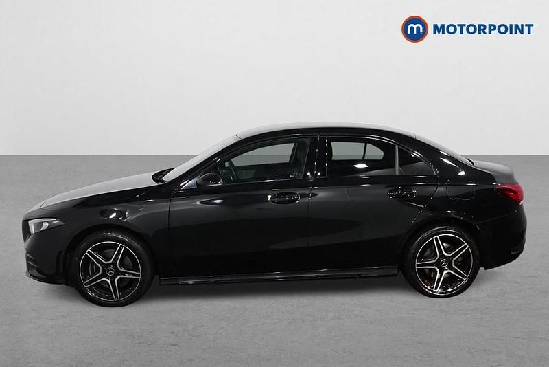 Used Mercedes A250 AMG line 218 HP (160 kW) 2021 Black Sedan