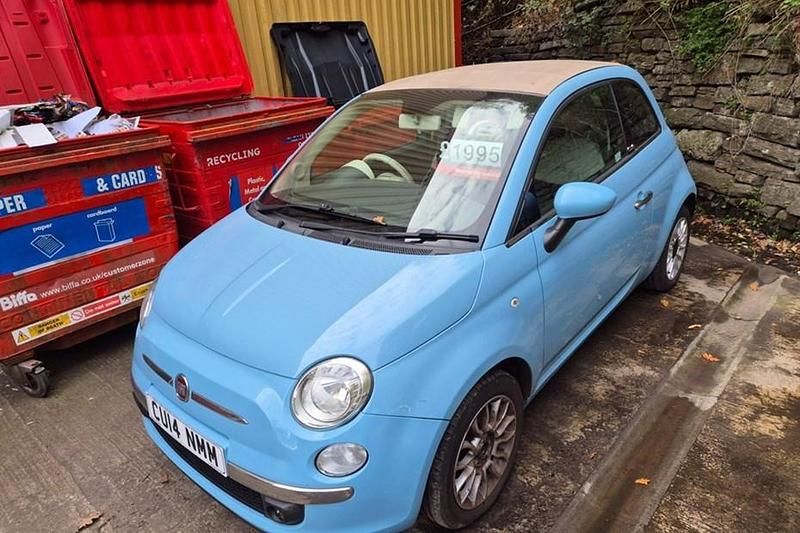 Blue Used 2014 Fiat 500C Lounge Cabriolet | £1,995 (Super price) - Image 1/1