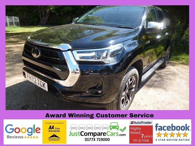 Black Used 2023 Toyota HiLux Pickup | £25,450 (Good price) - Image 1/4