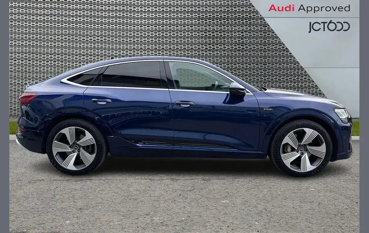 Used Audi e-tron S-Line 300 kW (408 HP) 2020 Blue SUV