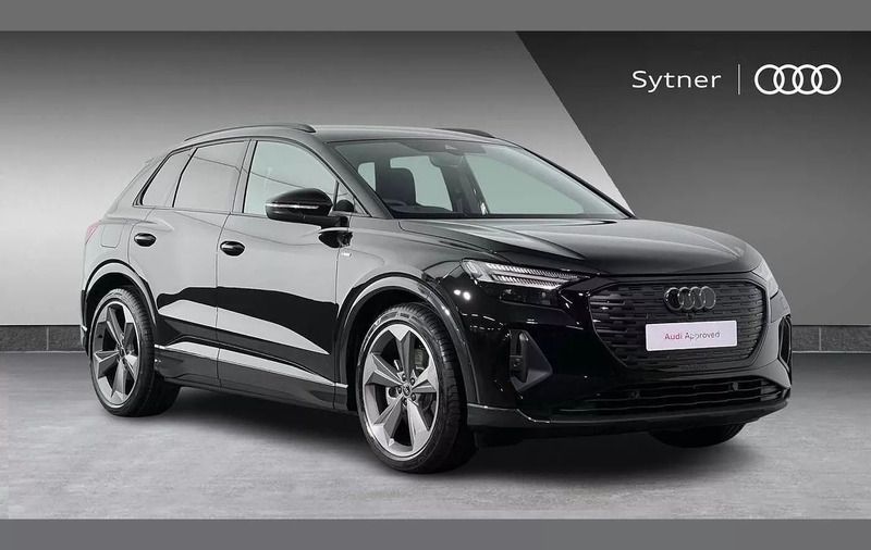 Black Used 2025 Audi Q4 e-tron Black Edition SUV | £44,000 - Image 1/4